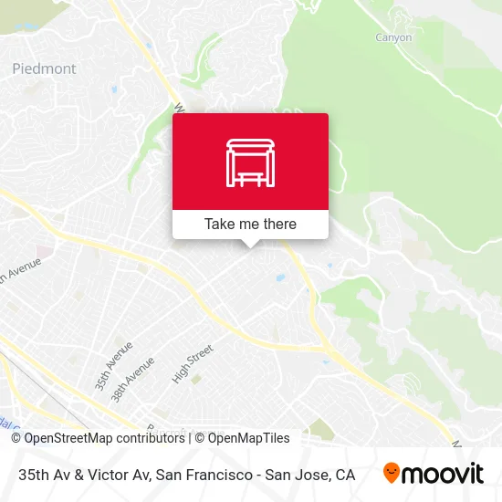 35th Av & Victor Av map