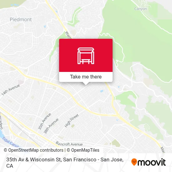 35th Av & Wisconsin St map