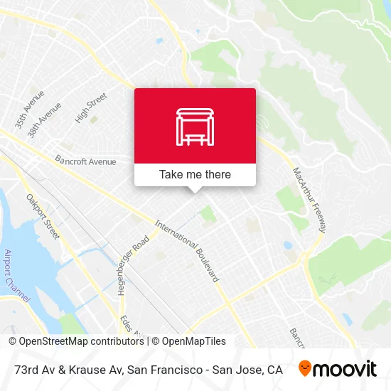 73rd Av & Krause Av map