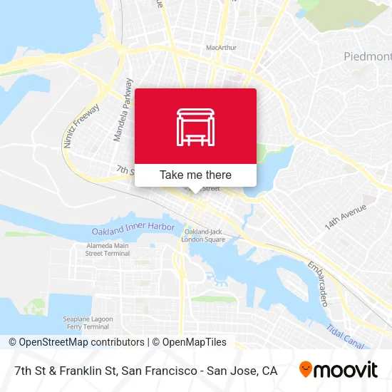 Mapa de 7th St & Franklin St
