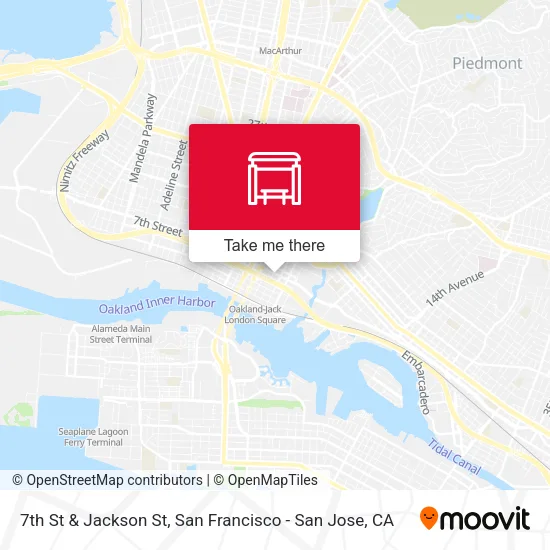 Mapa de 7th St & Jackson St