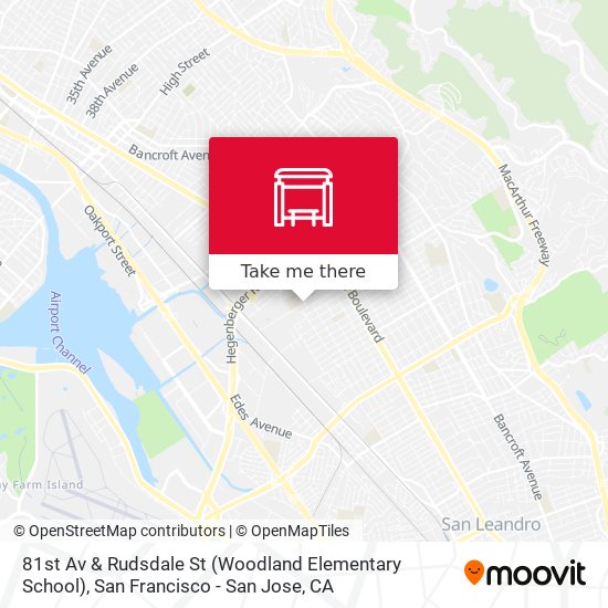Mapa de 81st Av & Rudsdale St (Woodland Elementary School)