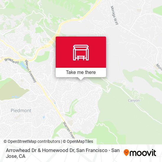 Arrowhead Dr & Homewood Dr map
