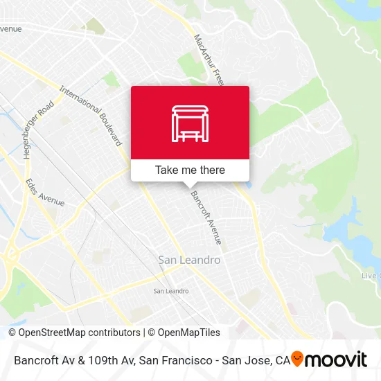 Bancroft Av & 109th Av map