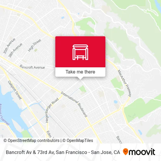 Mapa de Bancroft Av & 73rd Av