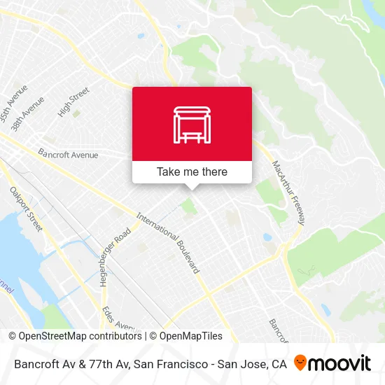 Mapa de Bancroft Av & 77th Av