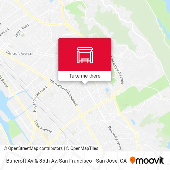 Bancroft Av & 85th Av map