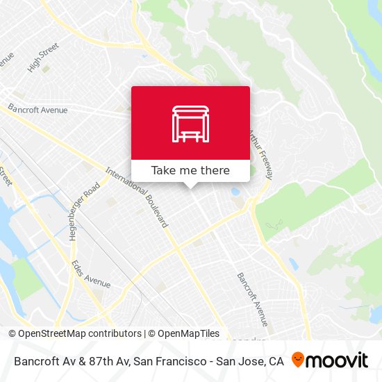 Mapa de Bancroft Av & 87th Av