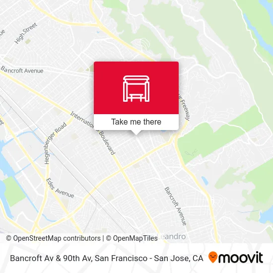 Bancroft Av & 90th Av map