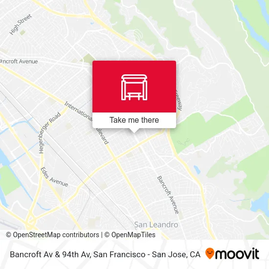 Bancroft Av & 94th Av map