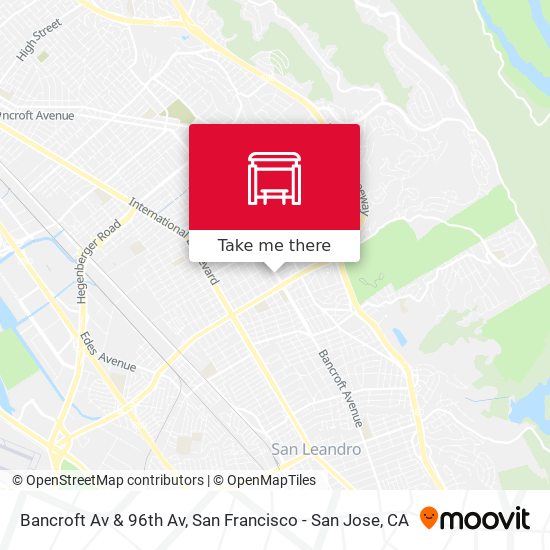Bancroft Av & 96th Av map