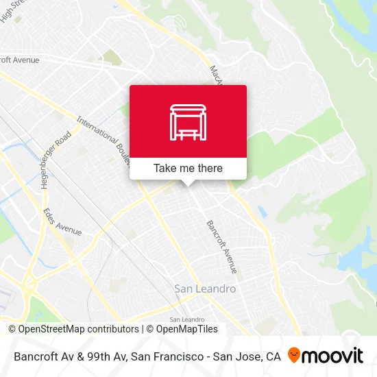 Bancroft Av & 99th Av map