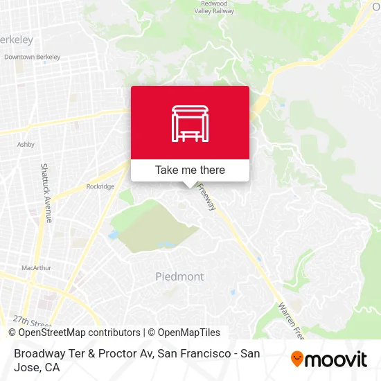 Broadway Ter & Proctor Av map