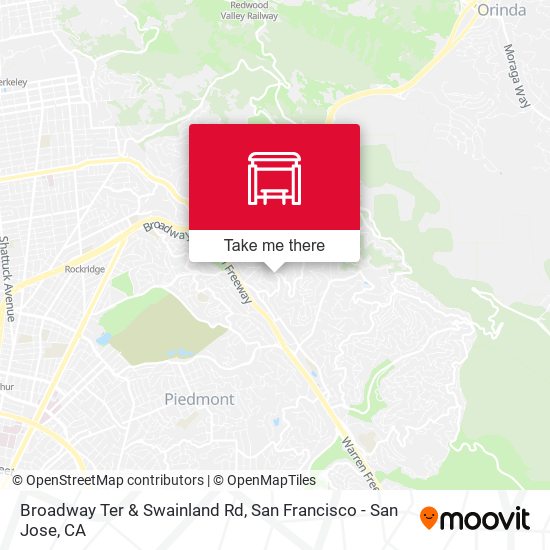 Broadway Ter & Swainland Rd map