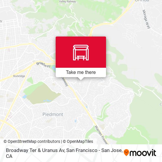 Broadway Ter & Uranus Av map