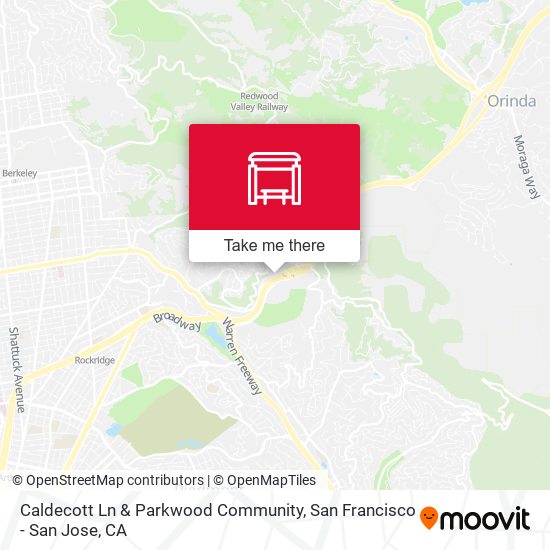 Caldecott Ln & Parkwood Community map