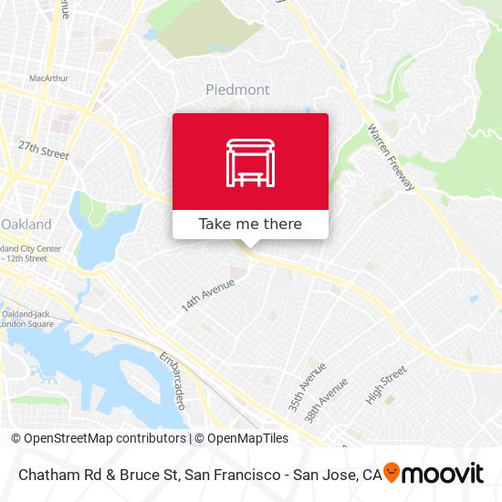 Chatham Rd & Bruce St map