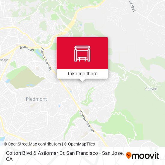 Colton Blvd & Asilomar Dr map