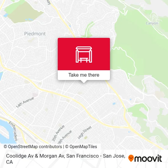 Coolidge Av & Morgan Av map