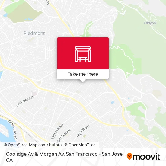 Coolidge Av & Morgan Av map