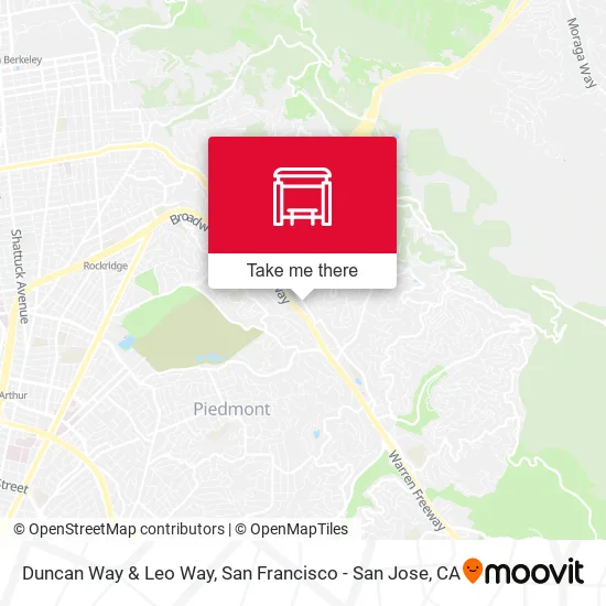 Duncan Way & Leo Way map