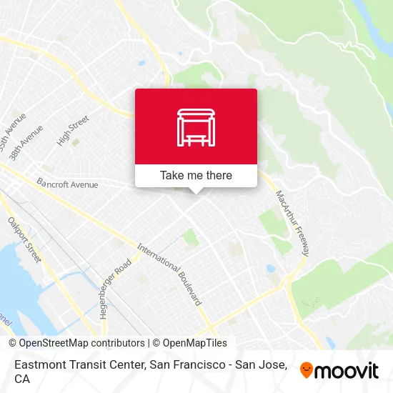 Eastmont Transit Center map