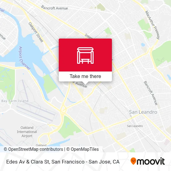 Edes Av & Clara St map