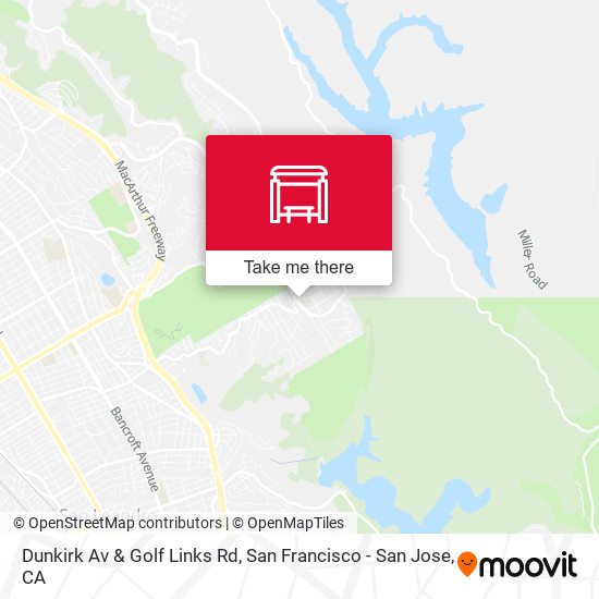 Dunkirk Av & Golf Links Rd map