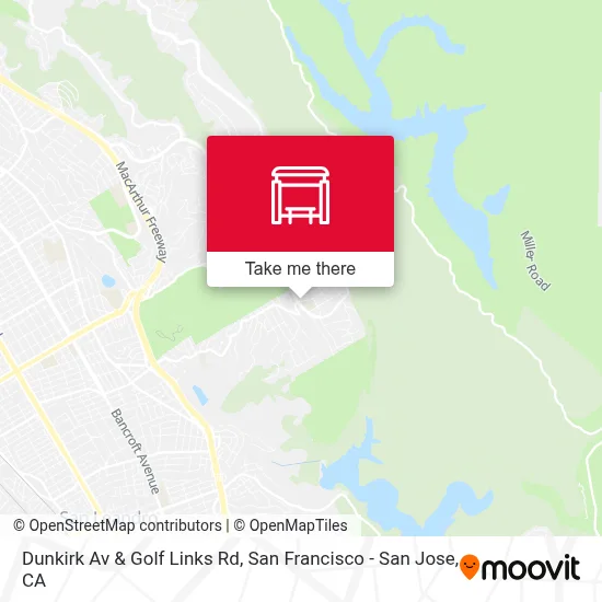Dunkirk Av & Golf Links Rd map