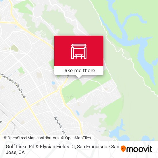 Golf Links Rd & Elysian Fields Dr map