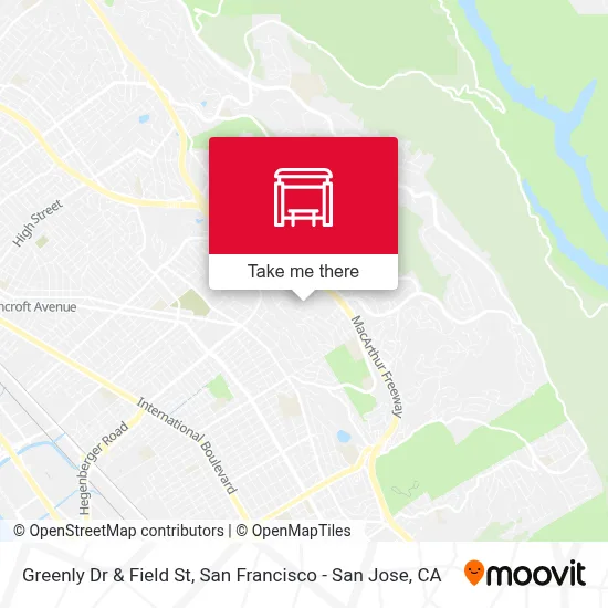 Greenly Dr & Field St map