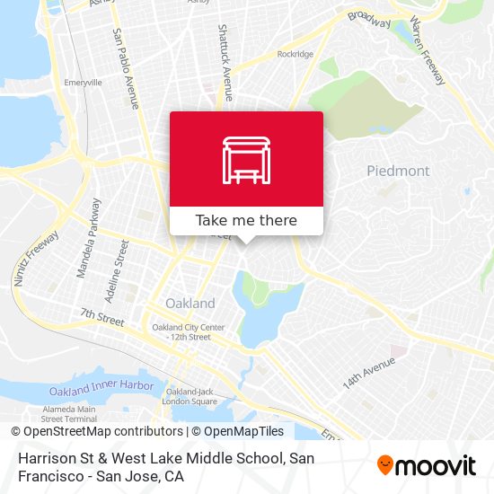 Mapa de Harrison St & West Lake Middle School