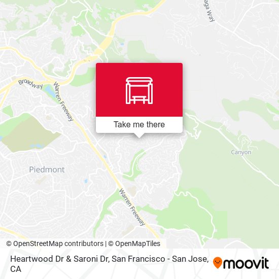 Heartwood Dr & Saroni Dr map