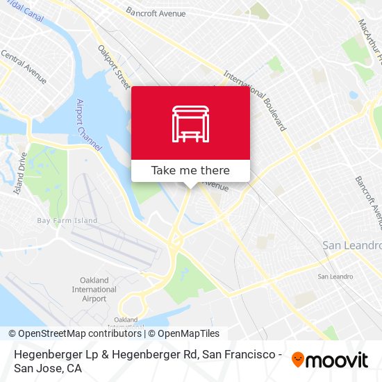 Mapa de Hegenberger Lp & Hegenberger Rd