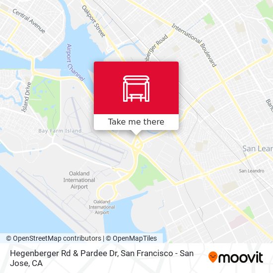 Mapa de Hegenberger Rd & Pardee Dr