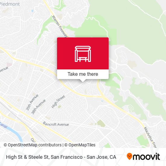 High St & Steele St map