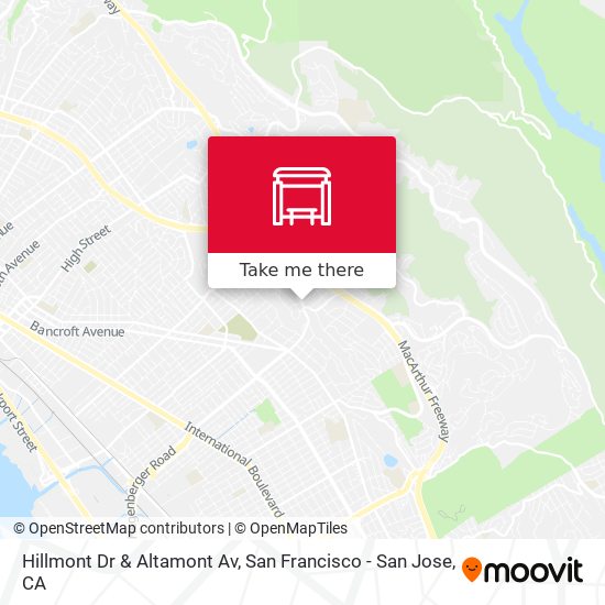 Hillmont Dr & Altamont Av map