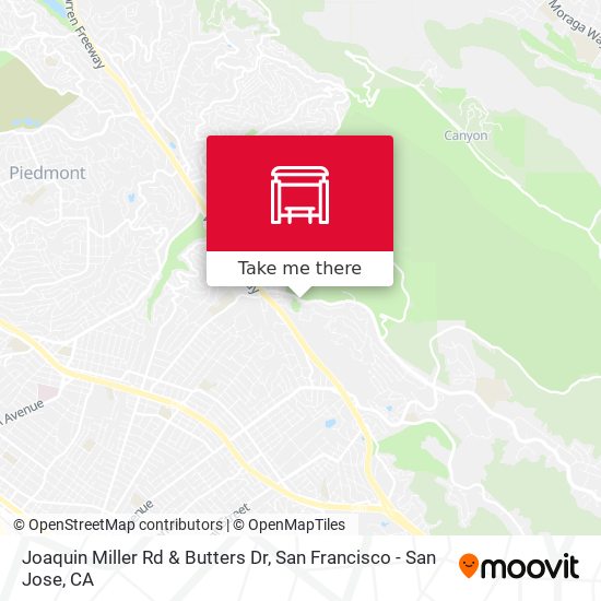 Mapa de Joaquin Miller Rd & Butters Dr