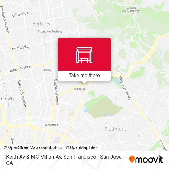 Keith Av & MC Millan Av map