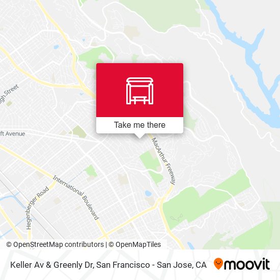 Keller Av & Greenly Dr map