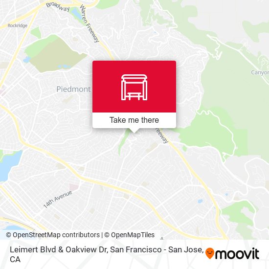Leimert Blvd & Oakview Dr map