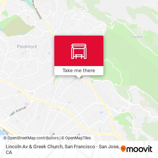 Mapa de Lincoln Av & Greek Church