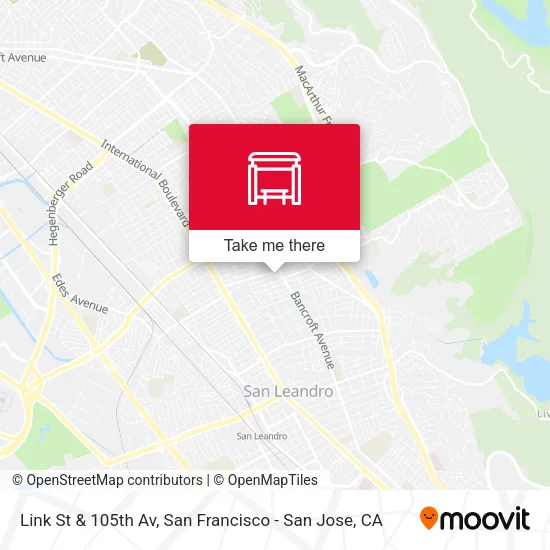 Link St & 105th Av map