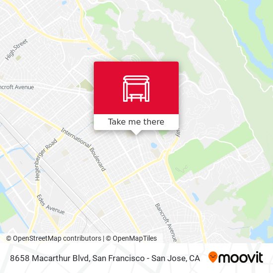 Mapa de 8658 Macarthur Blvd