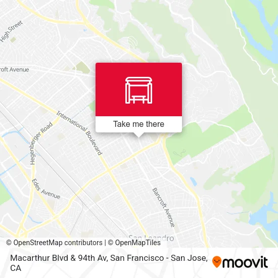 Macarthur Blvd & 94th Av map