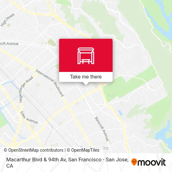 Macarthur Blvd & 94th Av map