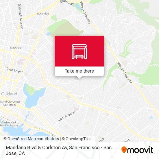 Mandana Blvd & Carlston Av map
