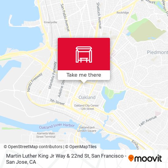 Martin Luther King Jr Way & 22nd St map