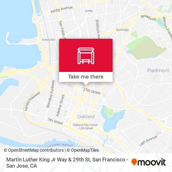 Martin Luther King Jr Way & 29th St map