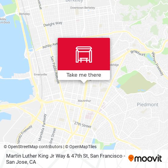 Martin Luther King Jr Way & 47th St map